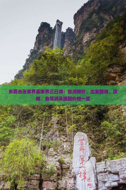 东莞去张家界袁家界三日游：旅游报价、出发路线、攻略、自驾游及跟团价格一览