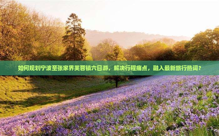 如何规划宁波至张家界芙蓉镇六日游，解决行程痛点，融入最新旅行热词？
