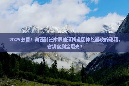 海西到张家界玻璃栈道团体旅游