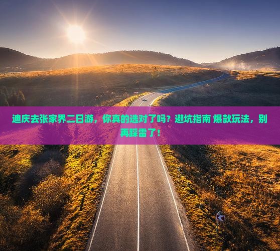 迪庆去张家界二日游