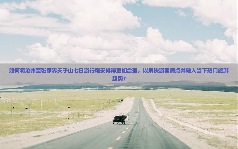 如何将沧州至张家界天子山七日游行程安排得更加合理，以解决游客痛点并融入当下热门旅游趋势？