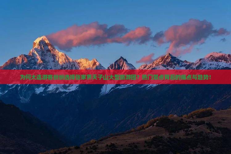 为何大连游客纷纷选择张家界天子山大型旅游团？热门景点背后的痛点与趋势！