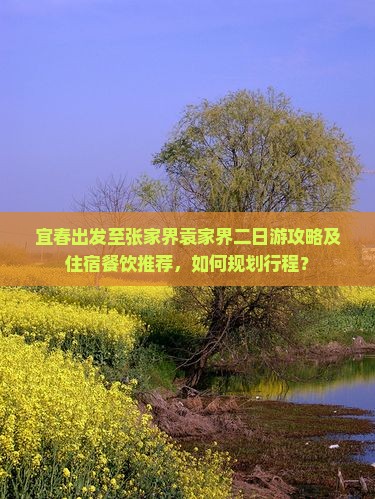 宜春出发至张家界袁家界二日游攻略及住宿餐饮推荐，如何规划行程？