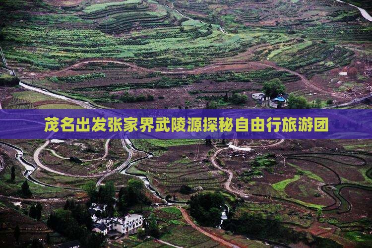 茂名出发张家界武陵源探秘自由行旅游团