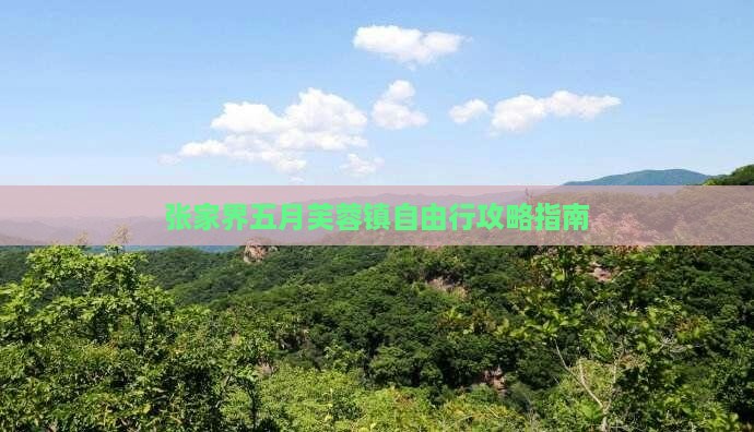张家界五月芙蓉镇自由行攻略指南