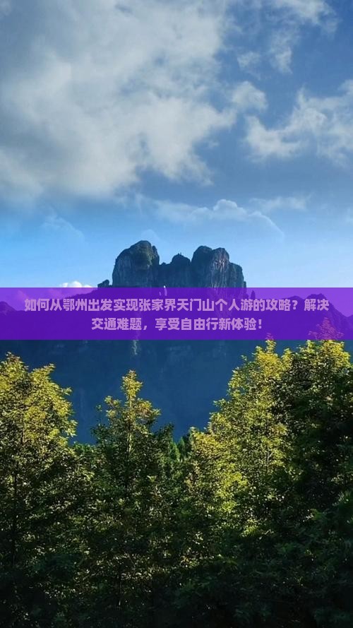 如何从鄂州出发实现张家界天门山个人游的攻略？解决交通难题，享受自由行新体验！
