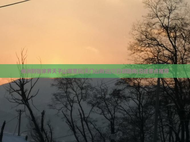 株洲到张家界天子山哪里玩|天门山附近|三日游路线|沿途景点推荐