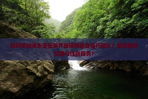 如何参加海东至张家界玻璃栈道自由行团队？是否提供交通与住宿服务？