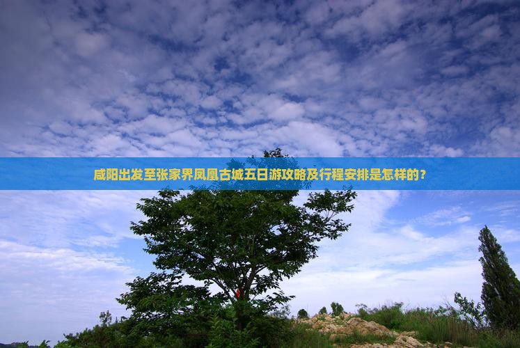 咸阳出发至张家界凤凰古城五日游攻略及行程安排是怎样的? 咸阳出发至张家界凤凰古城五日游攻略及行程安排是怎样的?