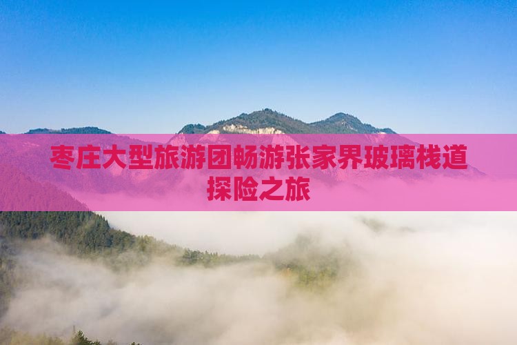 枣庄大型旅游团畅游张家界玻璃栈道探险之旅