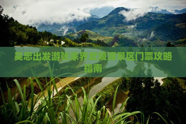 吴忠出发游张家界武陵源景区门票攻略指南