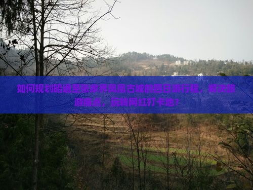 如何规划昭通至张家界凤凰古城的四日游行程，解决旅游痛点，玩转网红打卡地？