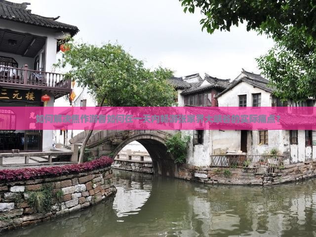 如何解决焦作游客如何在一天内畅游张家界大峡谷的实际痛点？