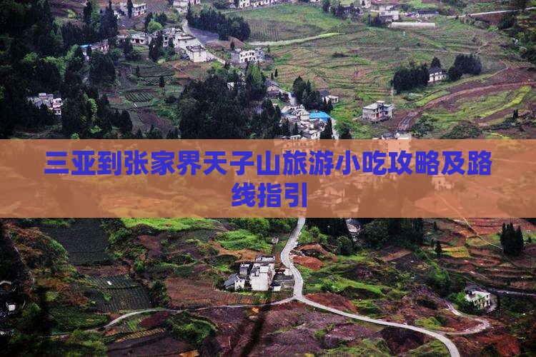 三亚到张家界天子山旅游小吃攻略及路线指引