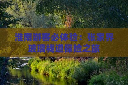 淮南游客必体验：张家界玻璃栈道探险之旅
