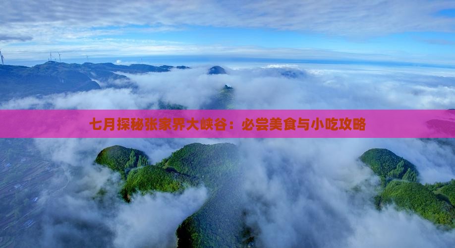 七月探秘张家界大峡谷：必尝美食与小吃攻略