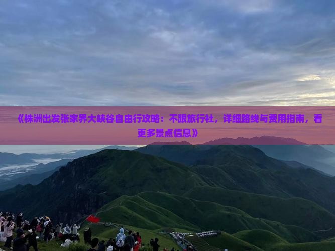 《株洲出发张家界大峡谷自由行攻略：不跟旅行社，详细路线与费用指南，看更多景点信息》