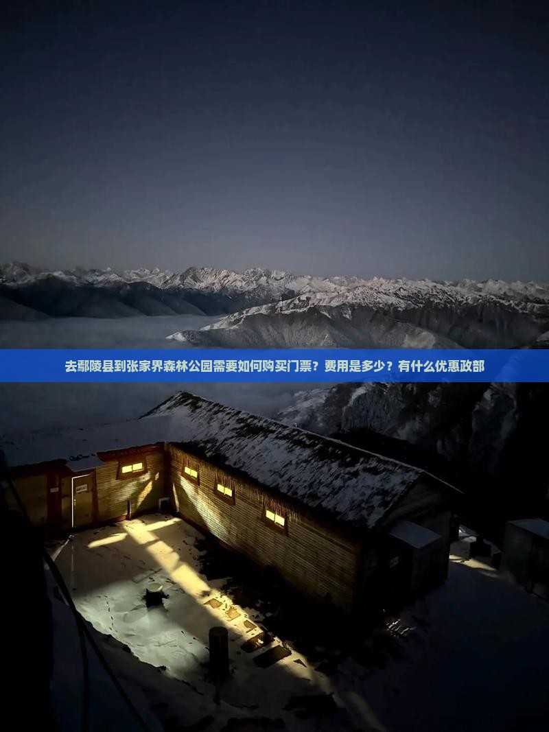 去鄢陵县到张家界森林公园需要如何购买门票？费用是多少？有什么优惠政部