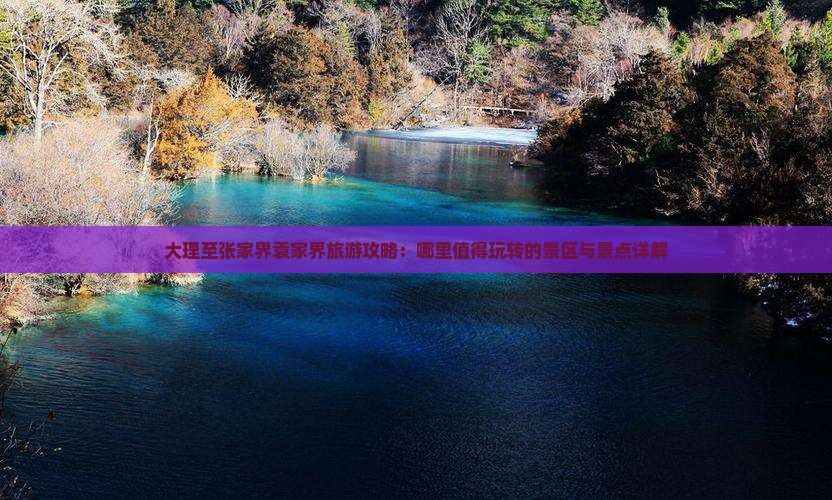 大理至张家界袁家界旅游攻略：哪里值得玩转的景区与景点详解