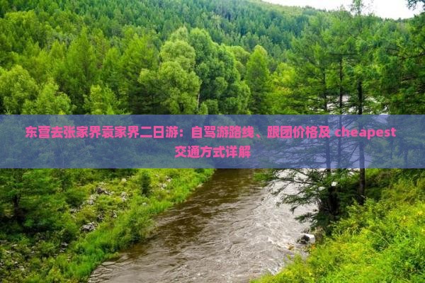 东营去张家界袁家界二日游：自驾游路线、跟团价格及 cheapest 交通方式详解
