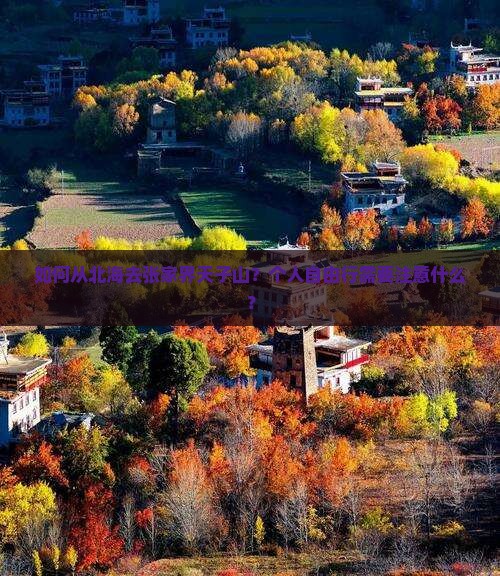 如何从北海去张家界天子山？个人自由行需要注意什么？