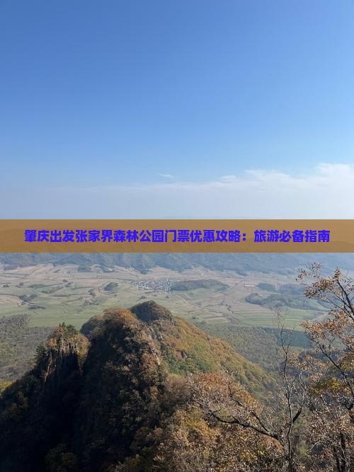 肇庆出发张家界森林公园门票优惠攻略：旅游必备指南