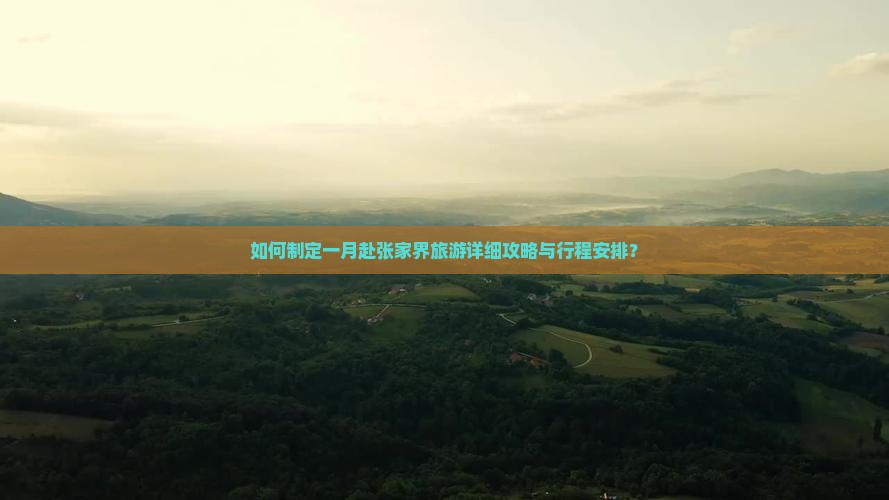 如何制定一月赴张家界旅游详细攻略与行程安排？