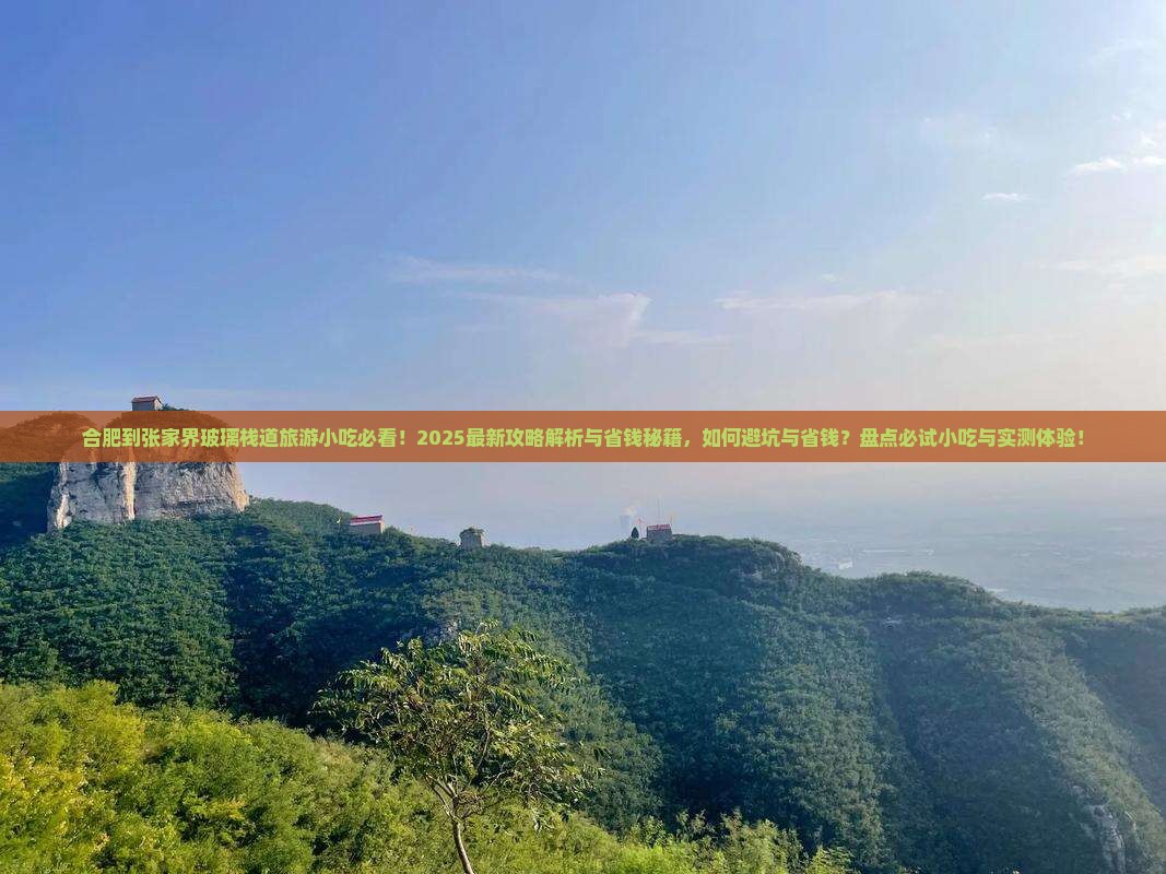 合肥到张家界玻璃栈道旅游小吃