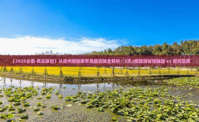 德州去张家界凤凰古城景点
