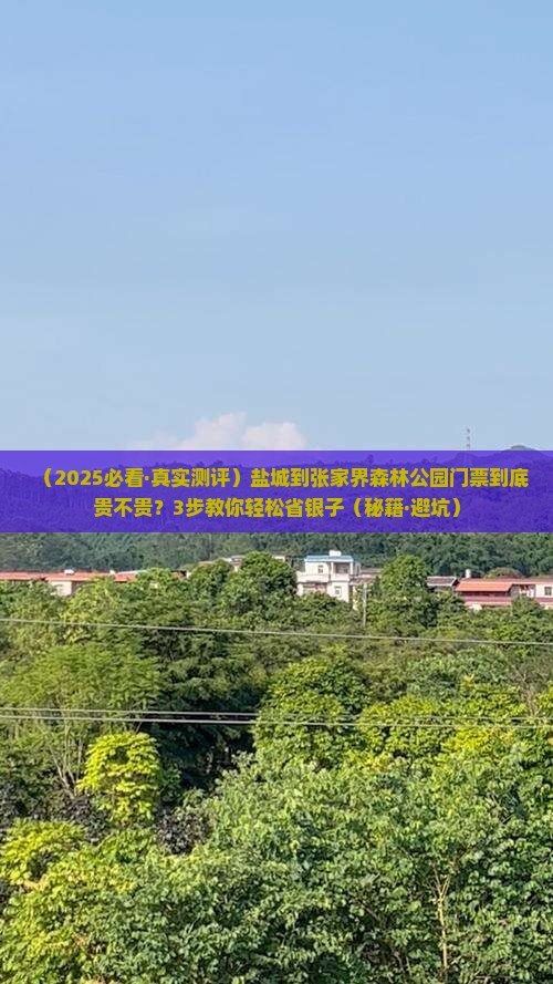 盐城到张家界森林公园门票