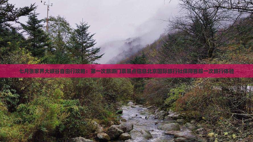 七月去张家界大峡谷景点