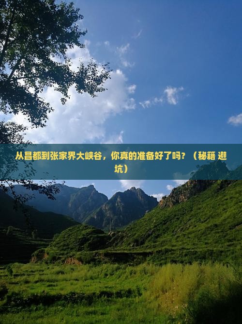 昌都到张家界大峡谷旅游