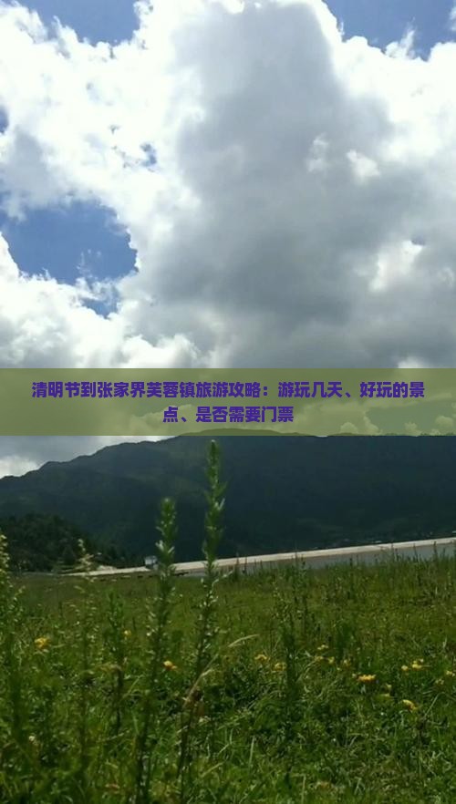 清明节到张家界芙蓉镇旅游