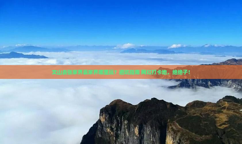 文山去张家界袁家界哪里玩