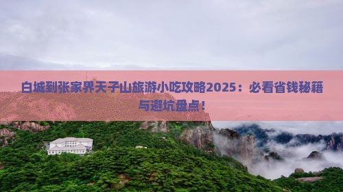 白城到张家界天子山旅游小吃