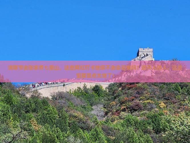 清明节到张家界七星山必去地