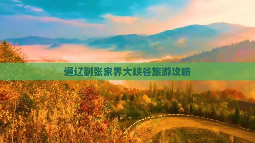 通辽市到张家界大峡谷攻略