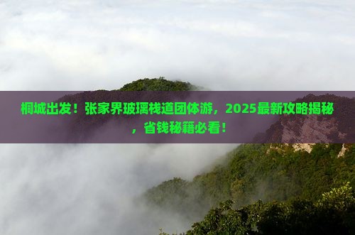 桐城去张家界玻璃栈道团体旅游 桐城去张家界玻璃栈道团体旅游