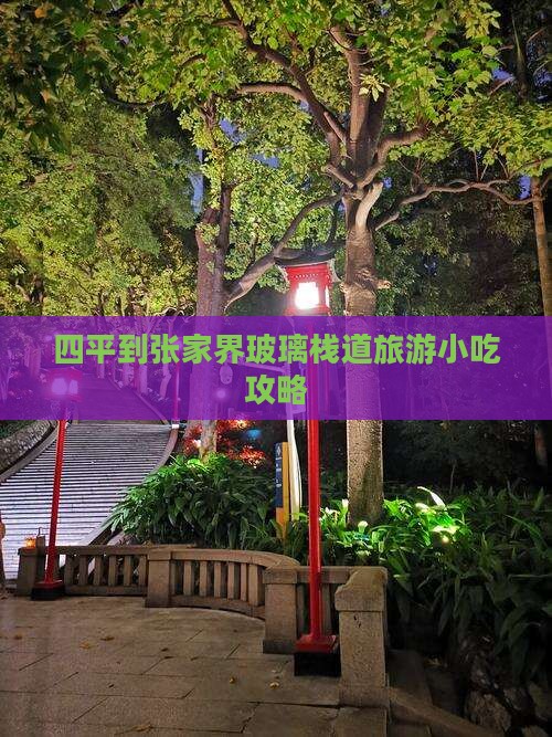 四平到张家界玻璃栈道旅游小吃