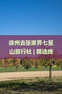 徐州去张家界七星山旅行社