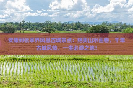 安康到张家界凤凰古城景点