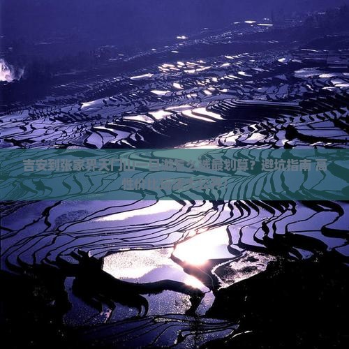 吉安到张家界天门山一日