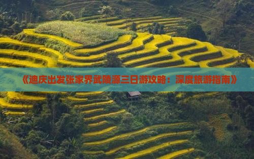 《迪庆出发张家界武陵源三日游攻略：深度旅游指南》