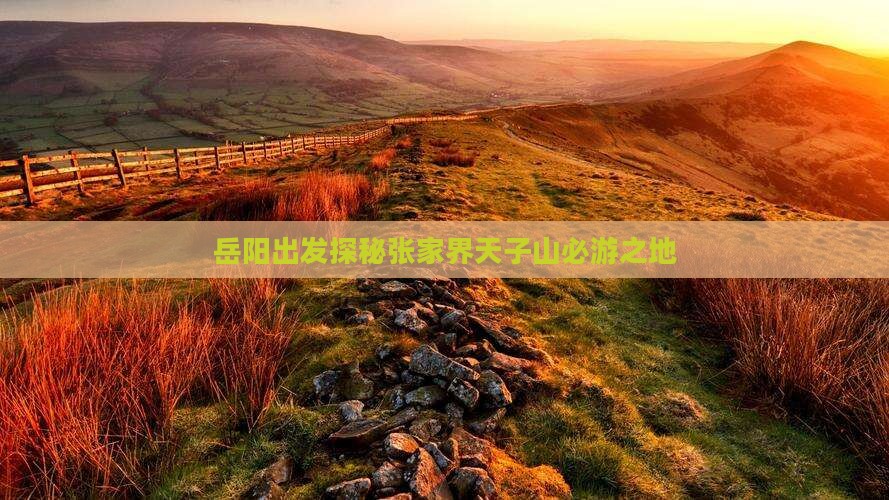 岳阳出发探秘张家界天子山必游之地