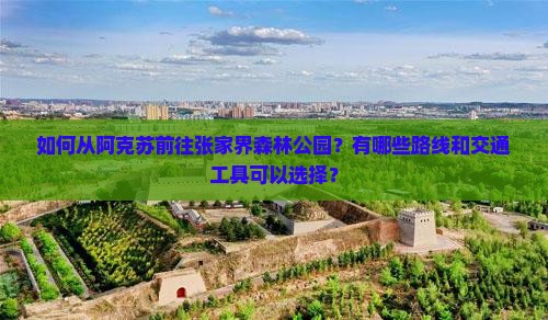 如何从阿克苏前往张家界森林公园？有哪些路线和交通工具可以选择？