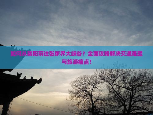如何从襄阳前往张家界大峡谷？全面攻略解决交通难题与旅游痛点！