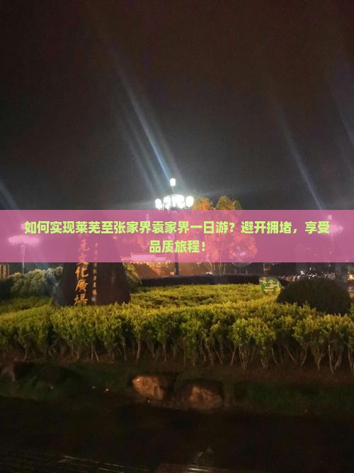 如何实现莱芜至张家界袁家界一日游？避开拥堵，享受品质旅程！