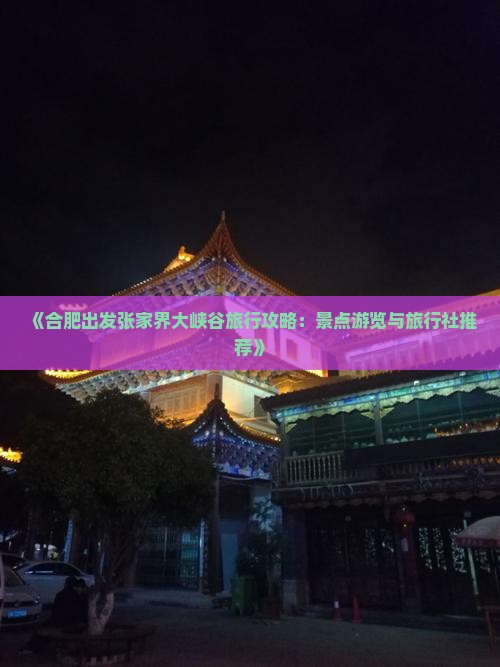 《合肥出发张家界大峡谷旅行攻略：景点游览与旅行社推荐》