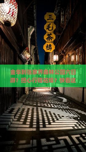 金华到张家界森林公园六日游？担心行程枯燥？快看这篇全攻略！