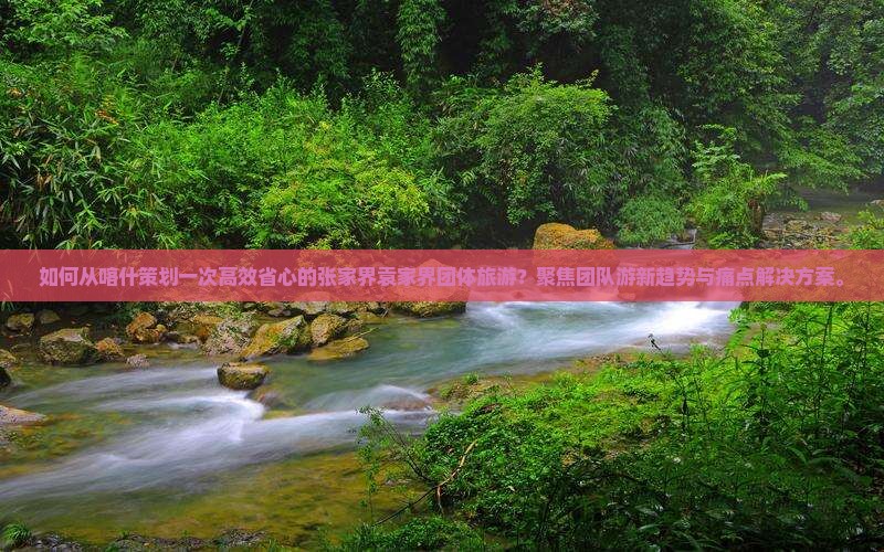 如何从喀什策划一次高效省心的张家界袁家界团体旅游？聚焦团队游新趋势与痛点解决方案。